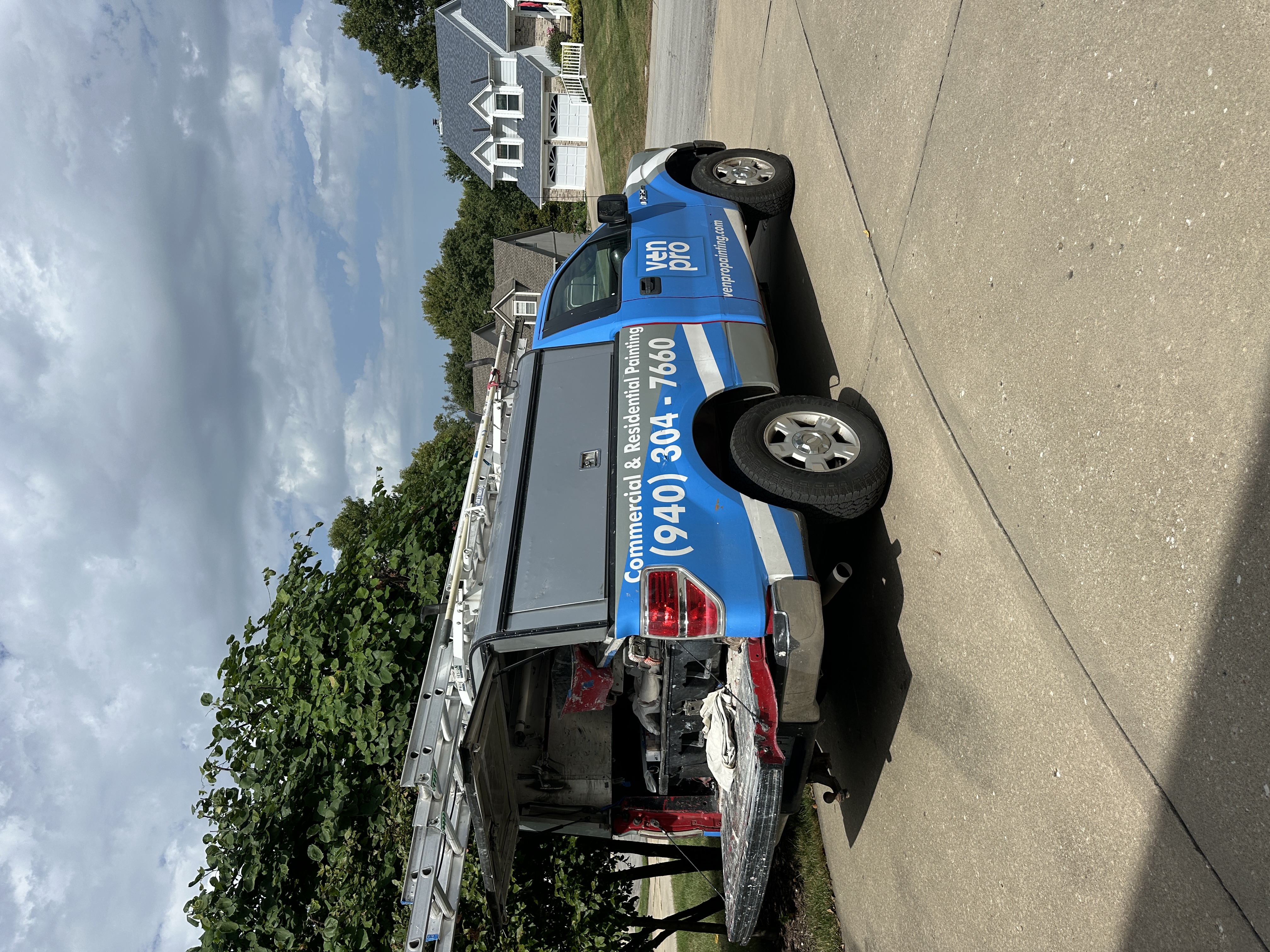 Venpro Painting truck ready for a residential project